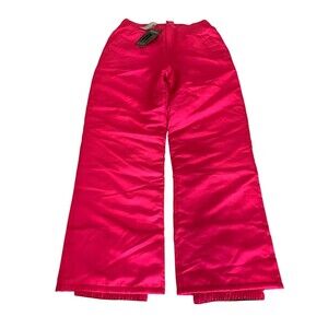 The Children's Place Snow Pants Girls 12 Winter Fleece Lined Hot Gossip Neon